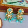 Naina Kundan Jhumka Blue-02 Naina Kundan Jhumka Blue