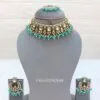 Pari Kundan Choker Set Blue