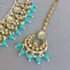 Pari Kundan Choker Set Blue-03 Pari Kundan Choker Set Blue