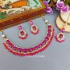 Pink Necklace and Earring Set