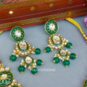 Radhika Green Kundan Choker for Bride