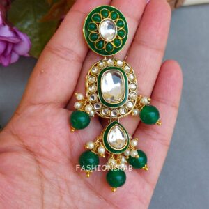 Radhika Green Kundan Choker for Bride
