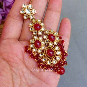 Sanya Maroon Choker Set