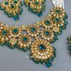 Sanya Peacock Blue Choker Set