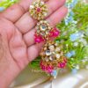 Zainab Kundan Jhumka - Pink-01 Zainab Kundan Jhumka - Pink