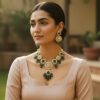 Inayat Kundan Necklace - Green