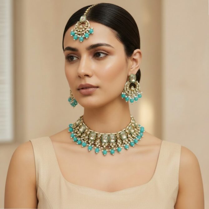 Pari Blue Jewellery Set Pari Blue Jewellery Set
