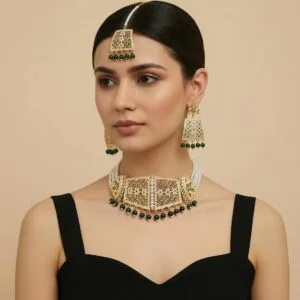 Rehana Dark Green Punjabi Jewellery