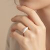 White Anti Tarnish Ring for Girls