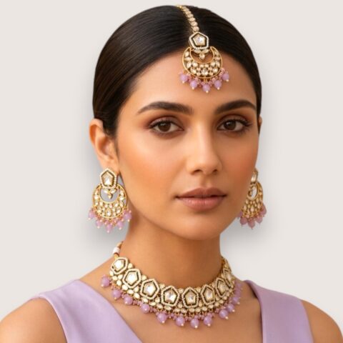 Lavender Necklace Set