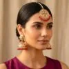 Noor Jadau Earrings Pink-06 Noor Jadau Earrings Pink