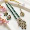Rani Long Jewellery Set - Green