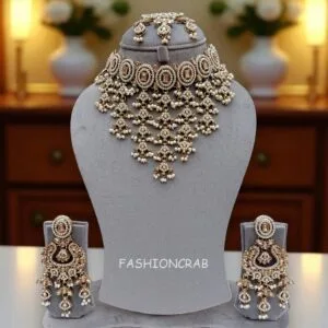 Ziya Polki Set for Bride - Champagne