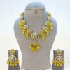Inayat Kundan Necklace – Yellow