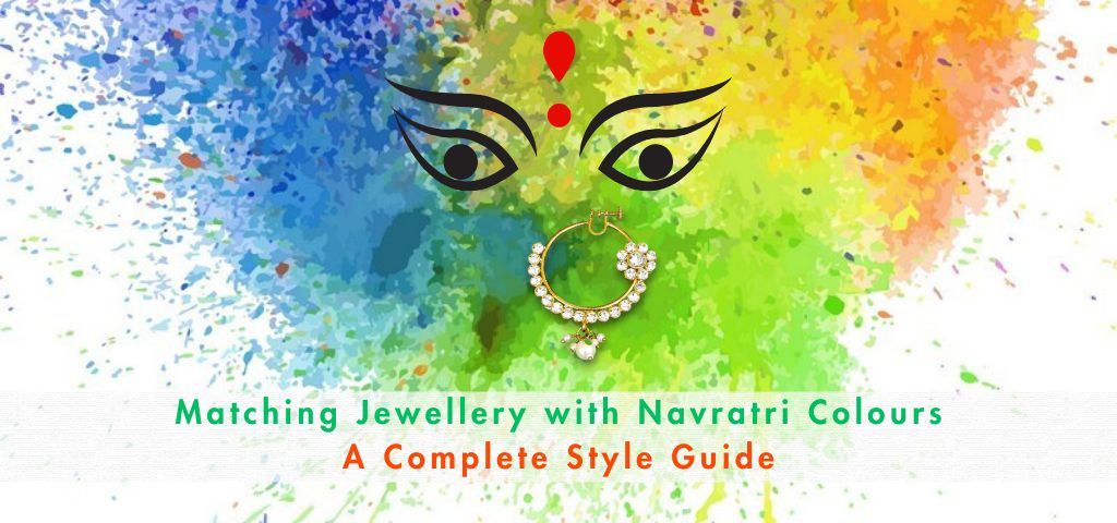 Matching Jewellery with Navratri Colours
