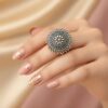 Oxidised Silver Ring - Vintage Charm