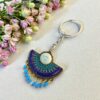 Blue Earring Keychain