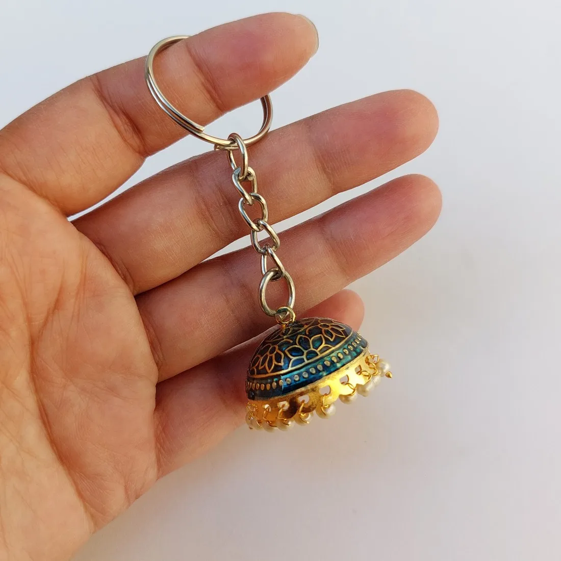Enamel Jhumka Keychain