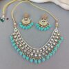 Light Blue Kundan Set