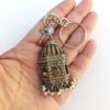 Oxidised Bird Jhumka Keychain-03 Oxidised Bird Jhumka Keychain