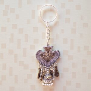 Oxidised Jhumka Keychain