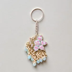 Pearl Earring Keychain