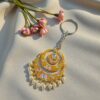 Yellow Earring Keychain-02 Yellow Earring Keychain