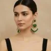 Green Earrings for Lehenga