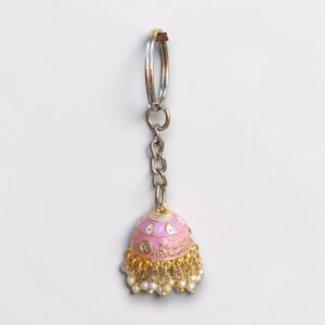 Lavender Jhumka Keychain