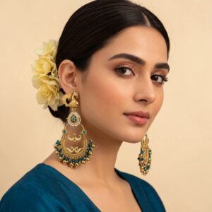 Mayurika Traditional Peacock Earrings
