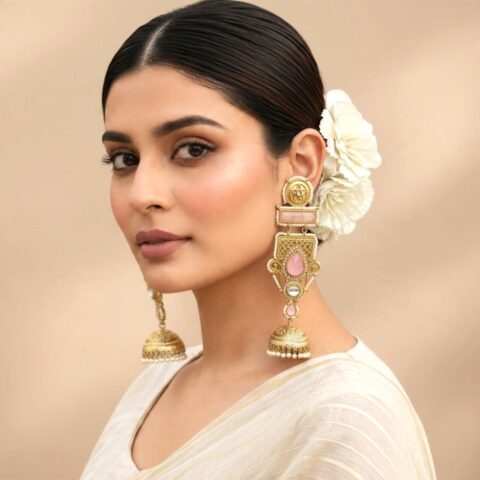 Zeba Royal Kashmiri Jhumka Earrings